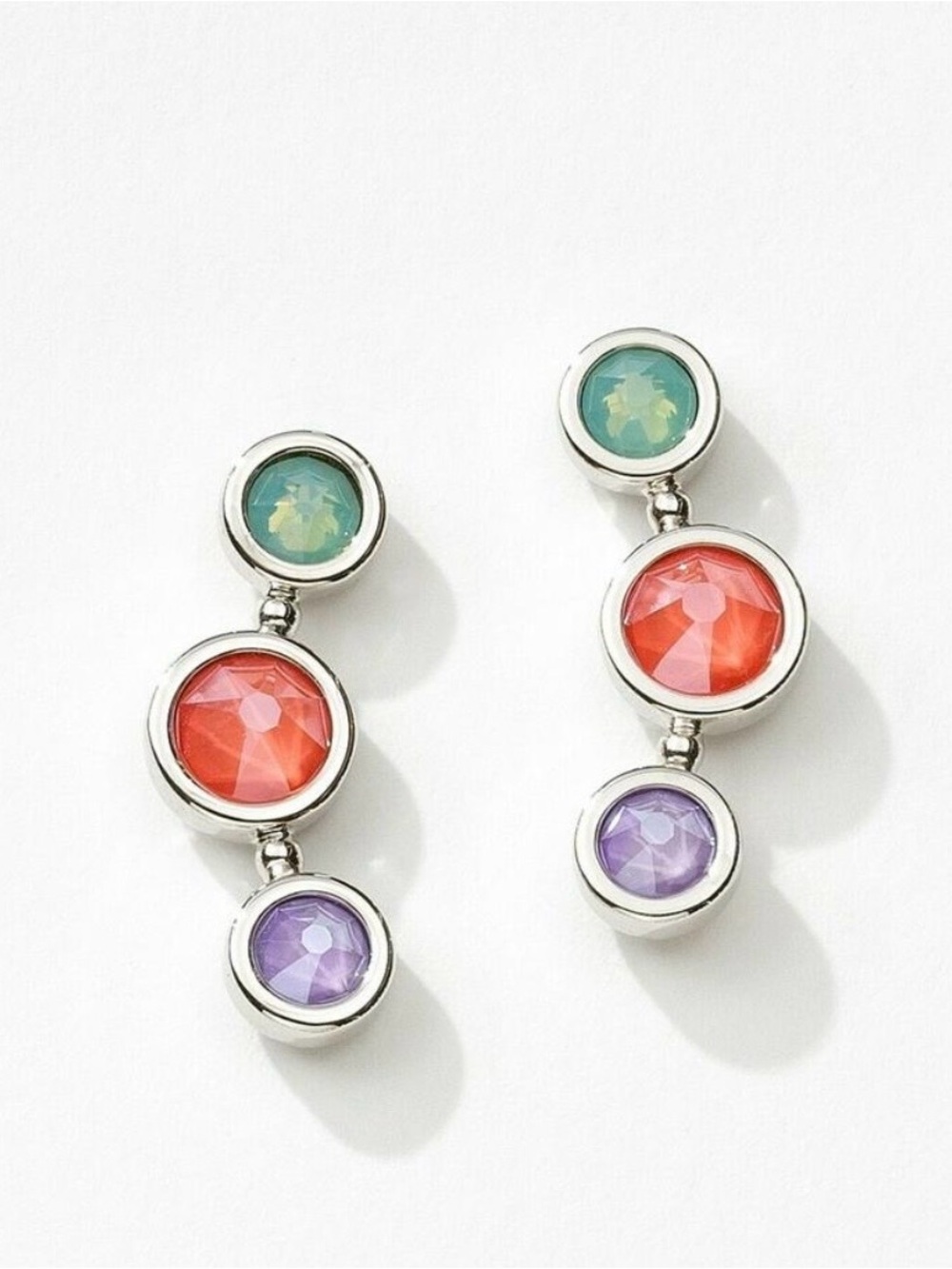 NWT Touchstone Crystal “All Around” Earrings, Retired